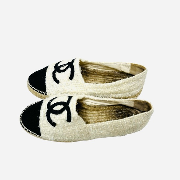 CHANEL TWEED CC ESPADRILLES - Picture 5 of 9